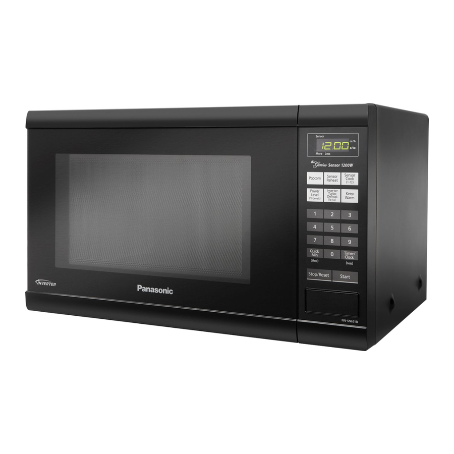 Panasonic NN-SN651B Instrucciones De Operación