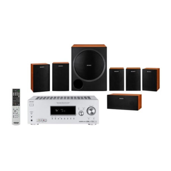 Sony HT-DDW880 Manual De Instrucciones
