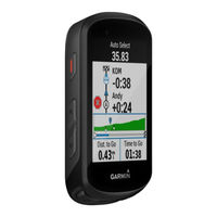 Garmin EDGE 530 Manual Del Usuario