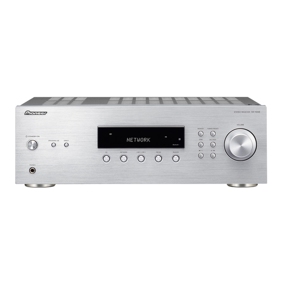 Pioneer SX-10AE Manual De Instrucciones