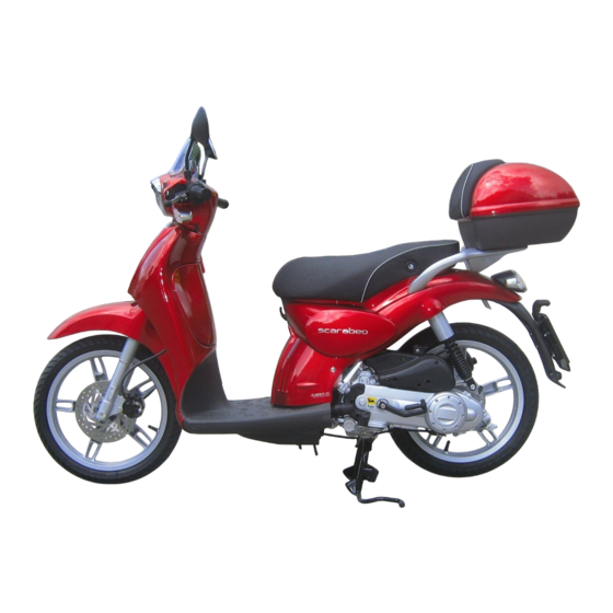 APRILIA SCARABEO 50 4T 4V Manual De Instrucciones