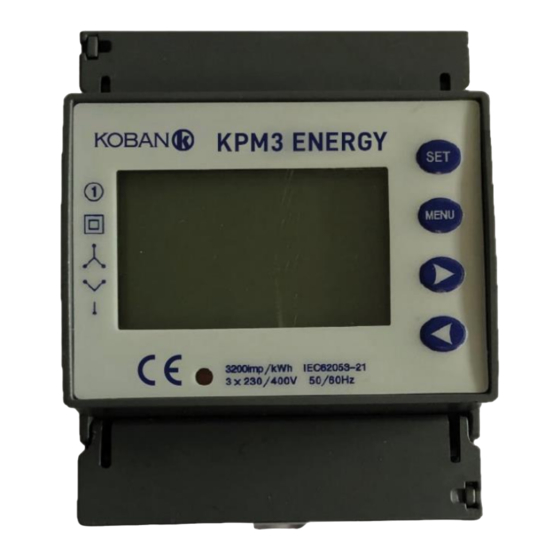 koban KPM3 ENERGY SMART Manual De Instrucciones