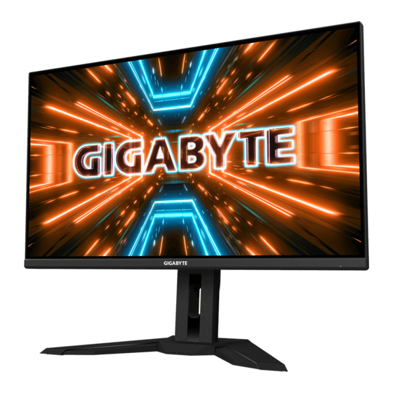 Gigabyte M32Q Guía Del Usario