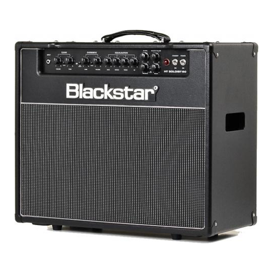 Blackstar Amplification HT SOLOIST60 El Manual Del Propietario