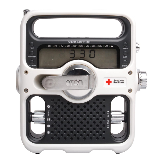 Eton SOLARLINK FR500 El Manual Del Propietario