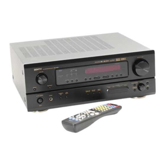 Denon AVR-1803 Instrucciones De Operación