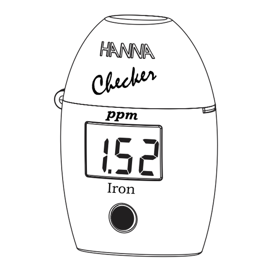 Hanna Instruments HI 721 Manual De Instrucciones