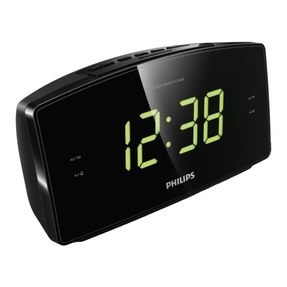Philips AJ3400 Guía De Uso Rápida