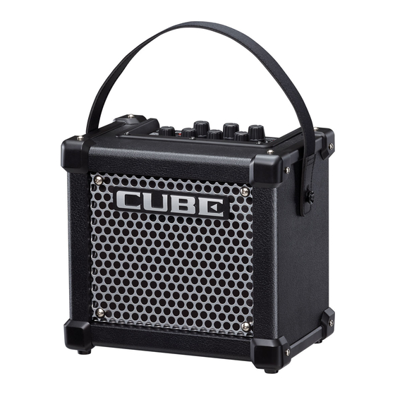 Roland MICRO CUBE GX Manuales