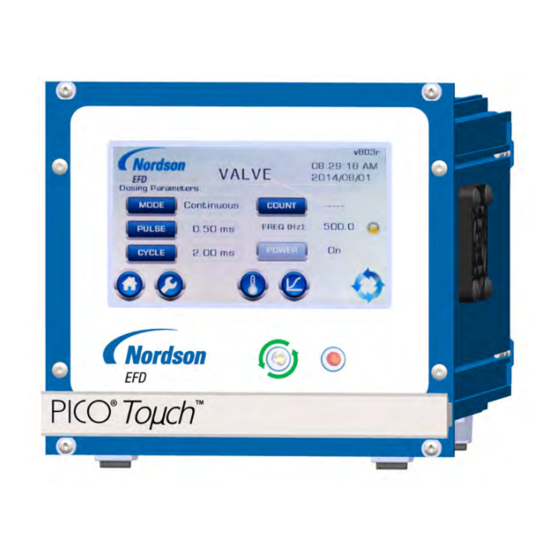 Nordson EFD PICO Toµch Manuales