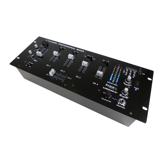 Ibiza sound DJM90USB-BT Manuales