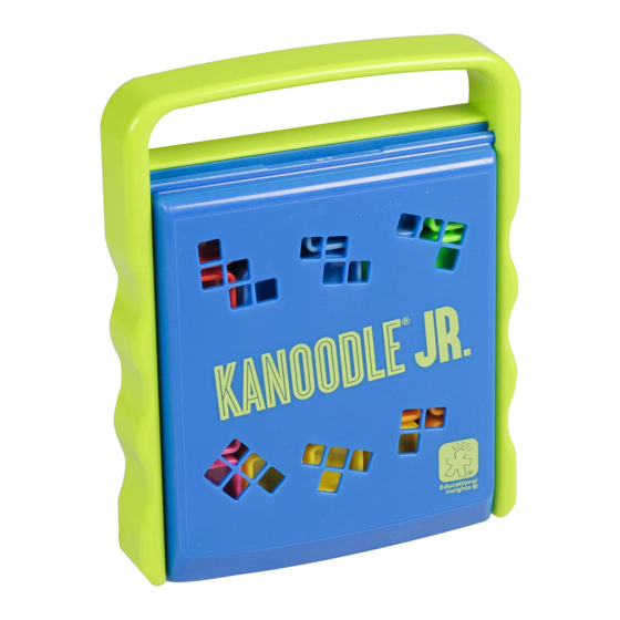 Educational Insights KANOODLE JR. Manuales