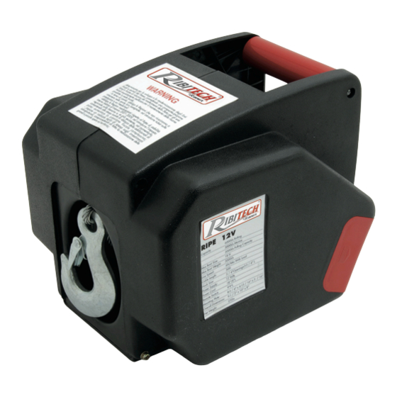 Ribimex Ribitech PE12V Manuales