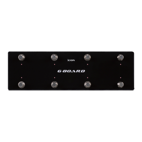 ICON G-Board Manual Del Usuario