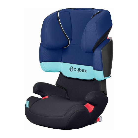 CYBEX SOLUTION X-FIX Manual De Instrucciones