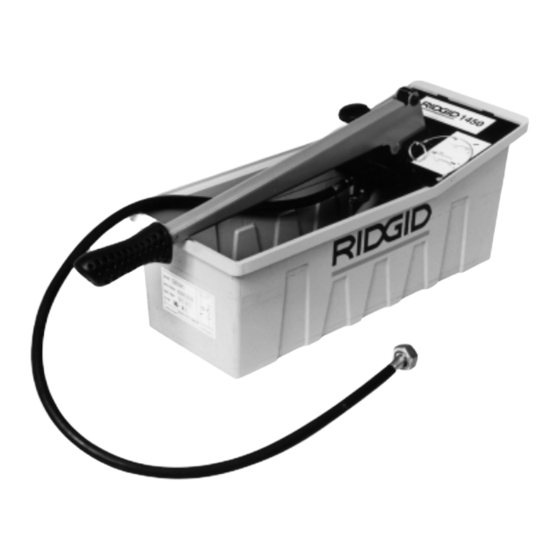 RIDGID 1450 Guia De Inicio Rapido
