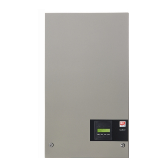 IBC SOLAR ServeMaster 1600 MV Manual De Usuario