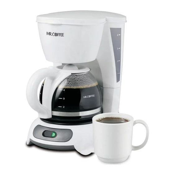 Mr Coffee Serie TF Manual Del Usuario