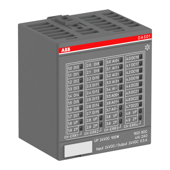 ABB DA501 Instrucciones De Montaje