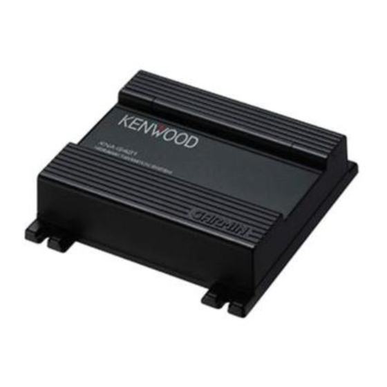 Kenwood KNA-G421 Manual De Instrucciones