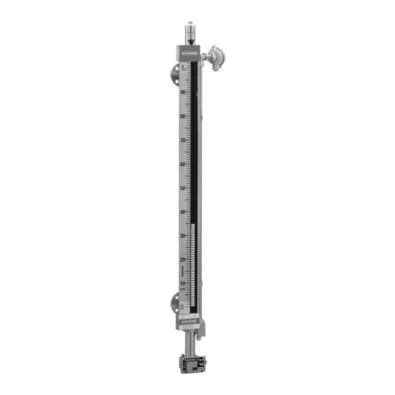 KROHNE BM 26 BASIC Manual Del Usuario