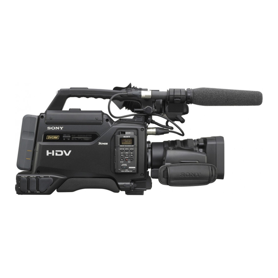 Sony HVR-S270E Manual De Instrucciones