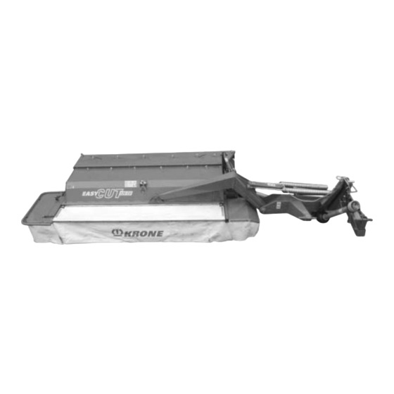 Krone EasyCut 280 CV Instrucciones De Uso