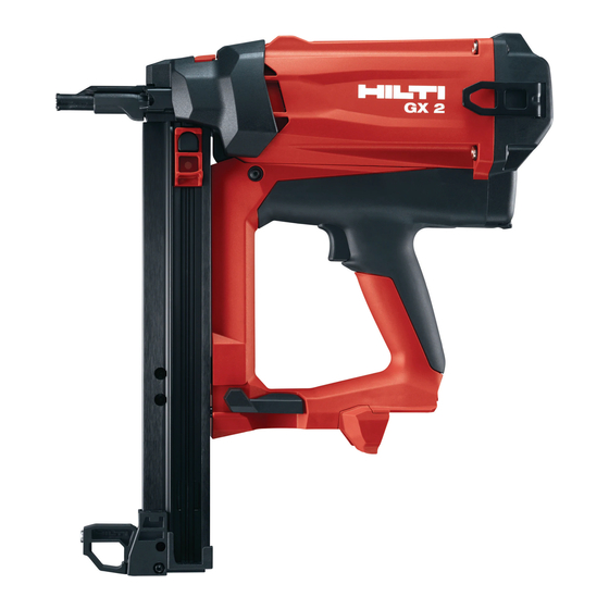 Hilti GX 2 Manual De Instrucciones