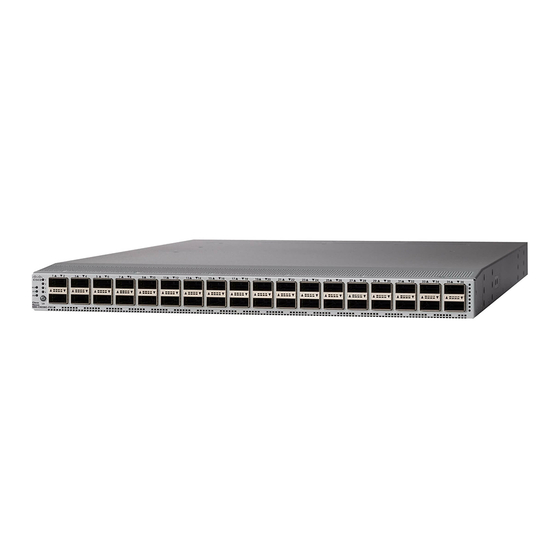 Cisco Nexus 9336C-FX2-E Manual De Instrucciones