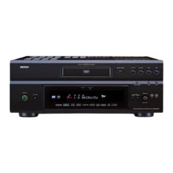 Denon DVD-5910 Instrucciones De Operación