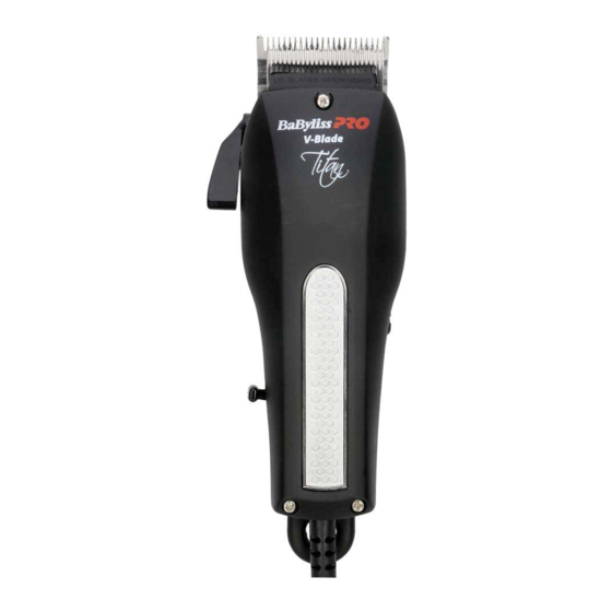 BaByliss PRO FX685E Manual De Instrucciones