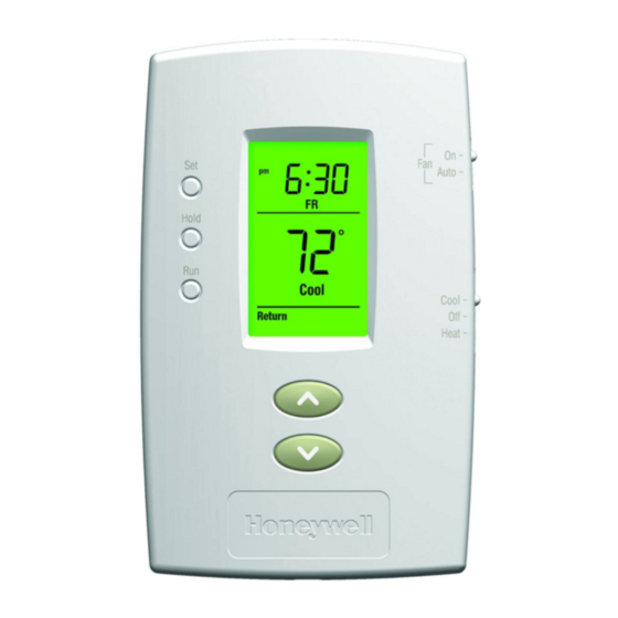 Honeywell PRO 1000 Serie Guia De Instalacion