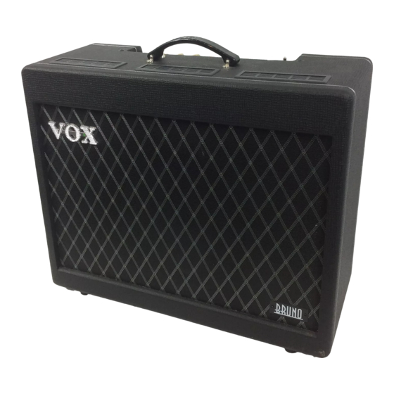 Vox TB18C1 Manuales