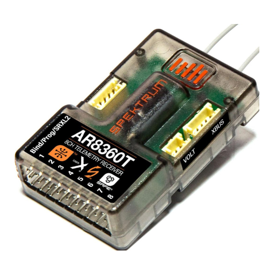 Spektrum AR8360T Manual De Instrucciones