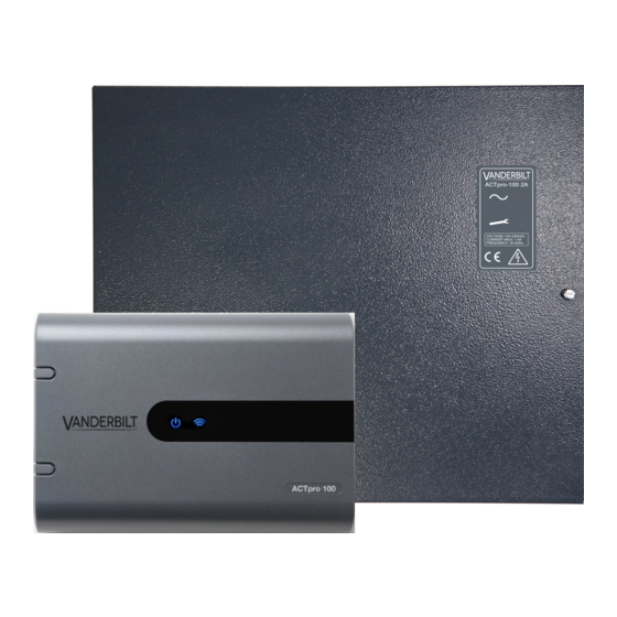 Vanderbilt ACTpro-100 Instrucciones De Instalación Y Funcionamiento