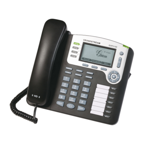 Grandstream GXP2100 Guia De Inicio Rapido
