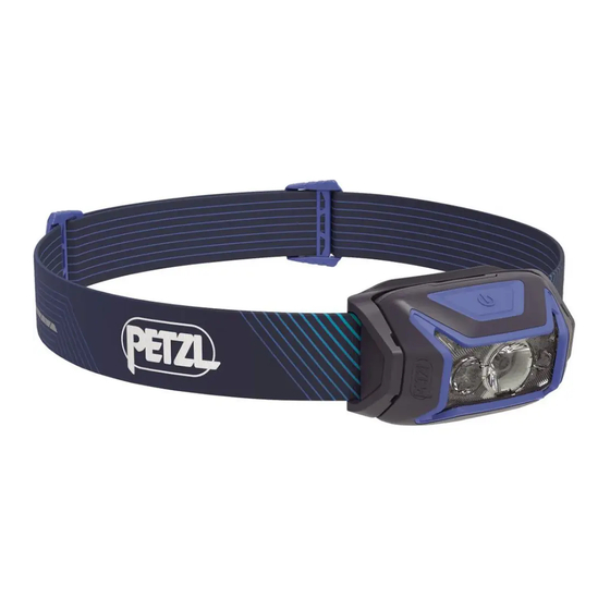 Petzl ACTIK Manual Del Usuario