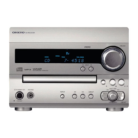 Onkyo CR-N7 Manual De Instrucciones
