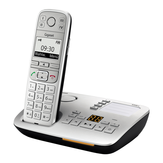 Gigaset E500 Manual Del Usuario