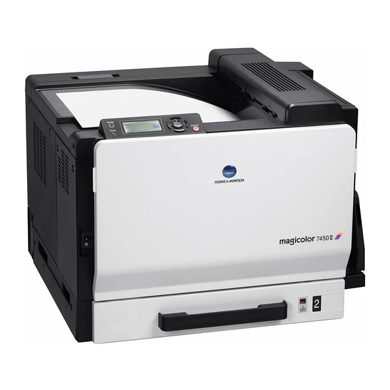 Konica Minolta magicolor 7450 II Guia De Instalacion