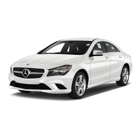 Mercedes-Benz CLA 2016 Instrucciones De Servicio