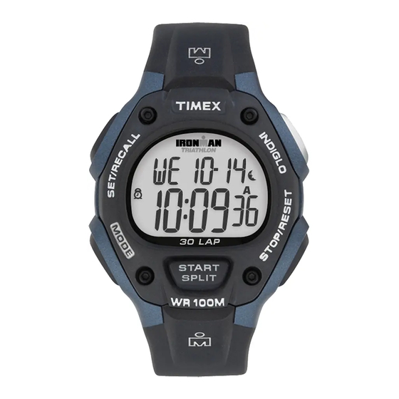 Timex W-209 Manual De Instrucciones
