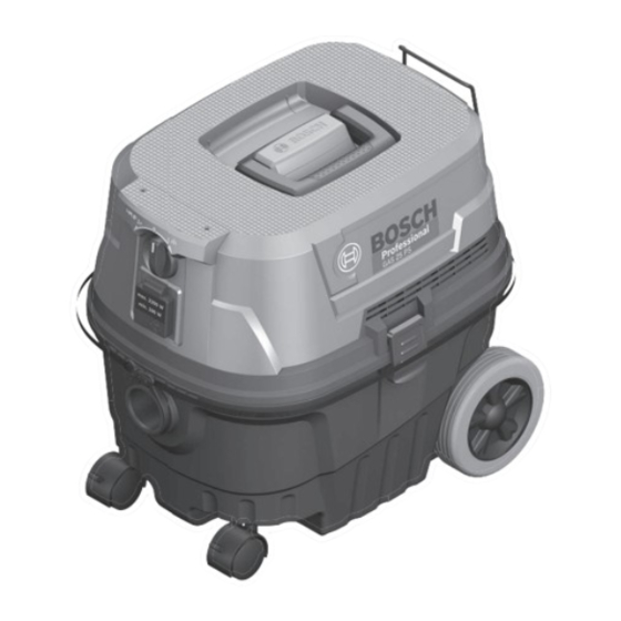 Bosch GAS Professional 12-25 Manual De Instrucciones