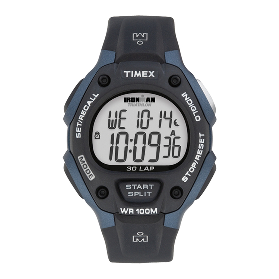 Timex W-209 Manual Del Usuario