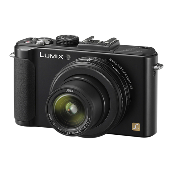 Panasonic Lumix DMC-LX7 Instrucciones De Funcionamiento