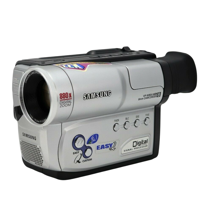 Samsung VP-W80U Manual De Instrucciones