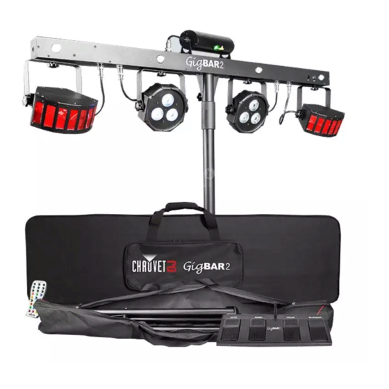 Chauvet DJ GigBAR 2.0 Manuales