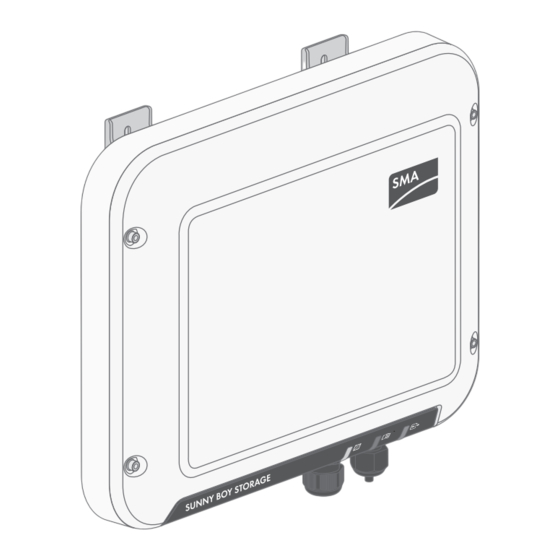 SMA SUNNY BOY STORAGE 2.5 Manual Del Usuario