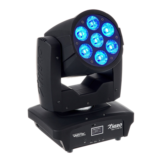 thomann Varytec Hero Wash 715 HEX LED Manual De Instrucciones