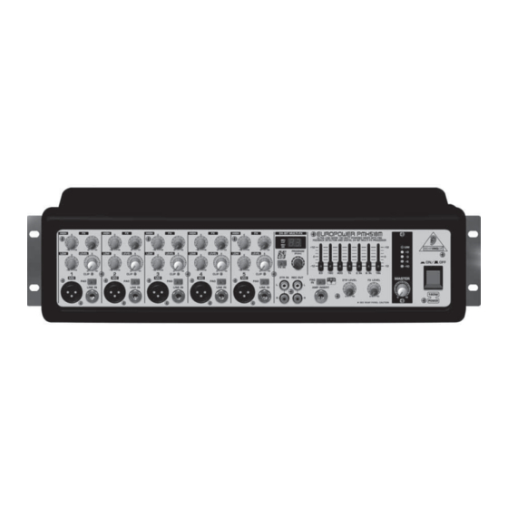 Behringer EUROPOWER PMH518M Manual De Uso